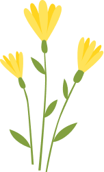 Flower accent visual component