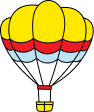 Parachute decorative asset