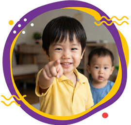 Child receiving individualized support care